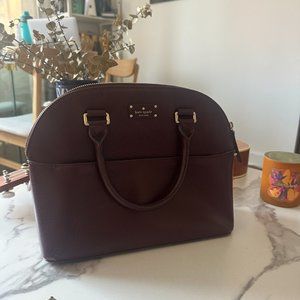 Kate Spade, Grove Street Carli Purse / Crossbody bag (Cherrywood)